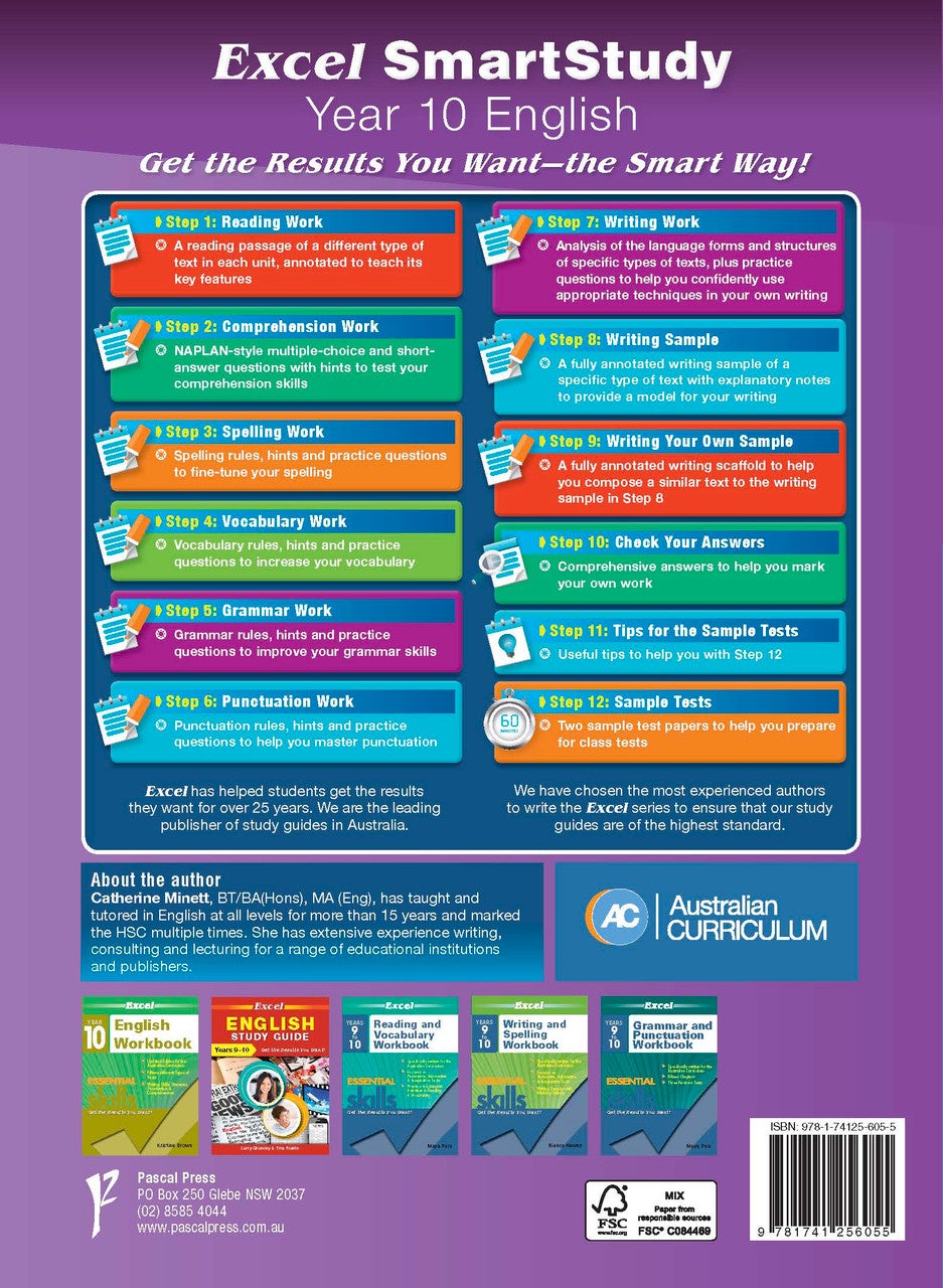 Excel SmartStudy - English Year 10 | JINLING EDUCATION