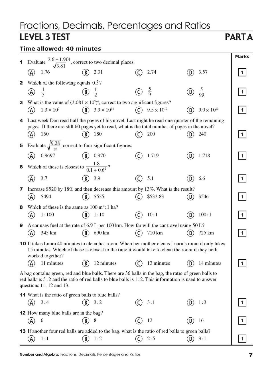 Excel - Year 9 Mathematics Practice Tests | JINLING EDUCATION