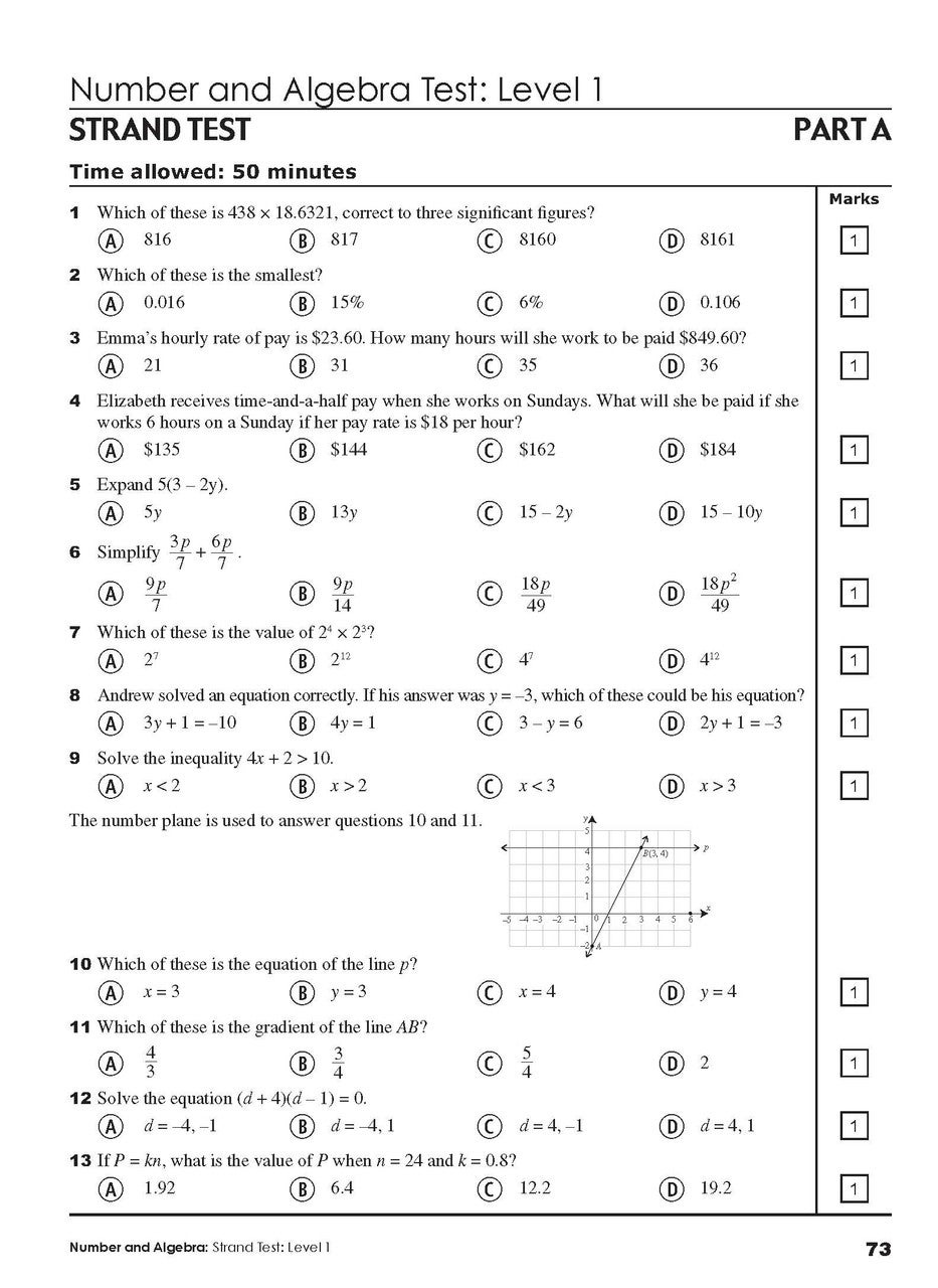 Excel - Year 9 Mathematics Practice Tests | JINLING EDUCATION